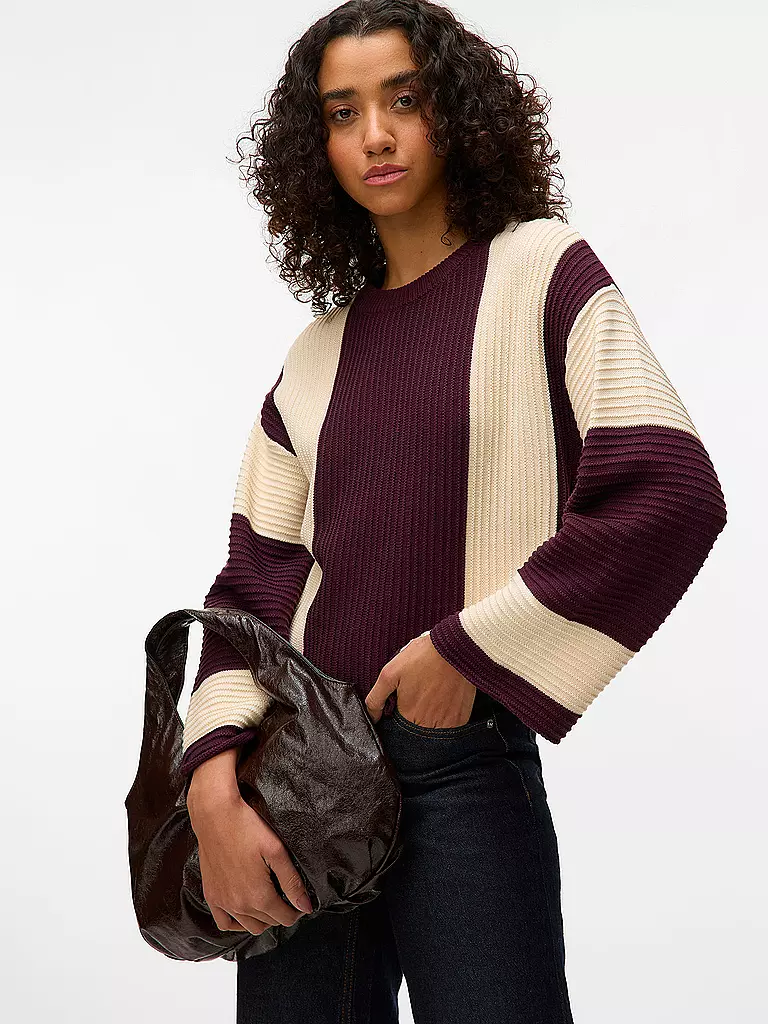 VERO MODA | Pullover VMGIGI | Rouge foncé