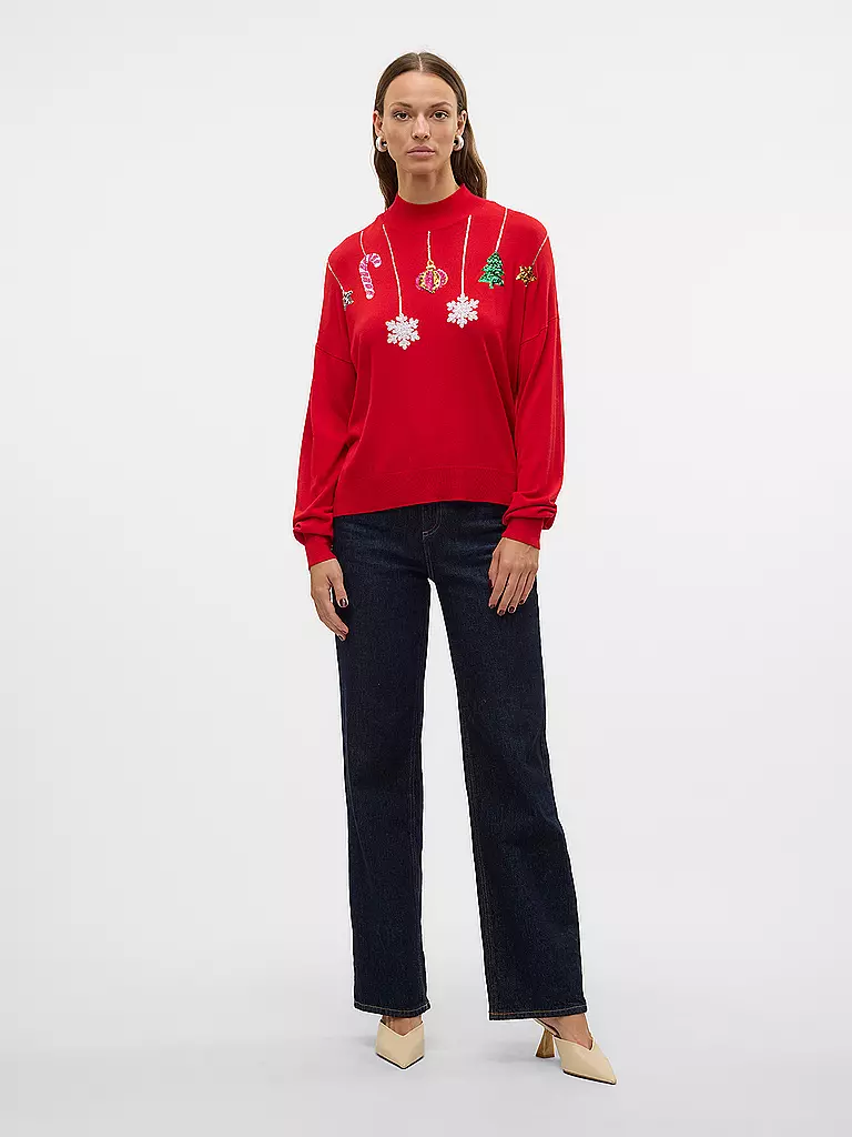 VERO MODA | Pullover VMNEWQUEENGUARD | Rouge