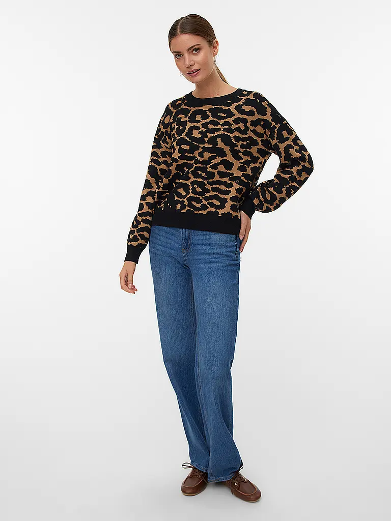 VERO MODA | Pullover VMSILJEANIMAL | Noir