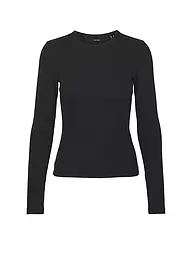 VERO MODA | Langarmshirt Slim Fit  VMCHLOE | Noir