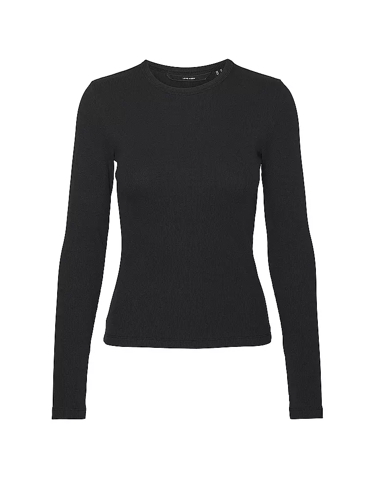 VERO MODA | T-shirt à manches longues et coupe slim VMCHLOE | schwarz