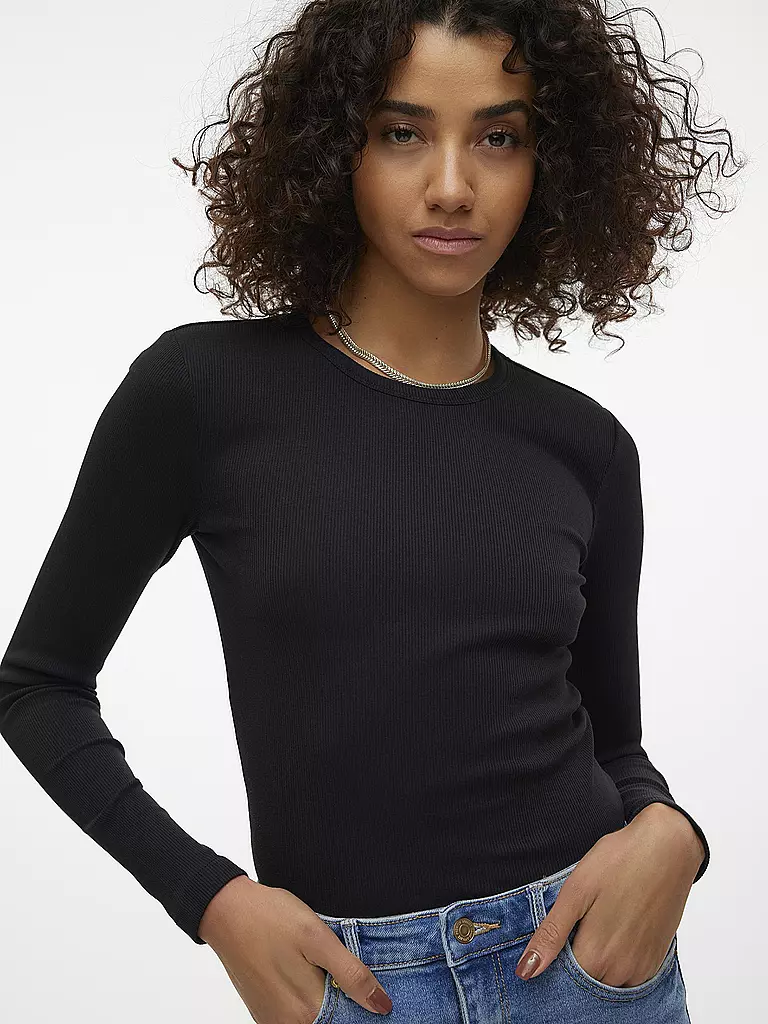 VERO MODA | T-shirt à manches longues et coupe slim VMCHLOE | 