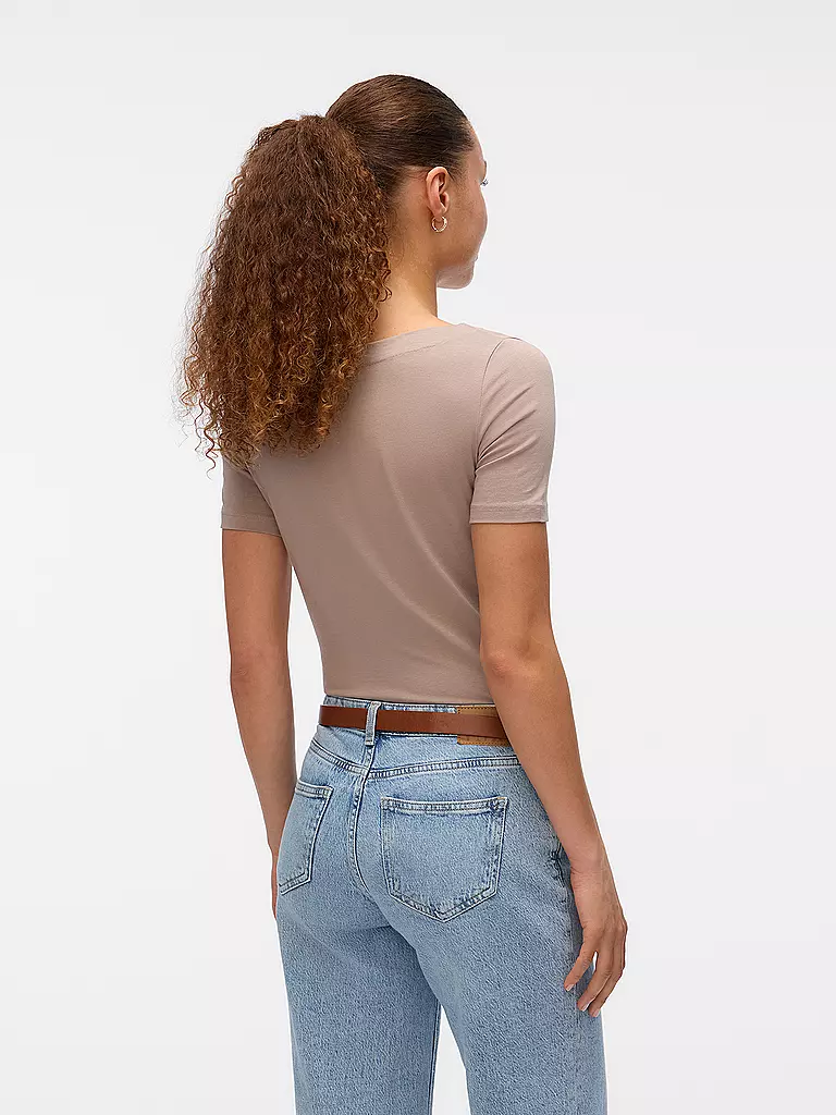 VERO MODA | T-Shirt VMPANDA | hellbraun