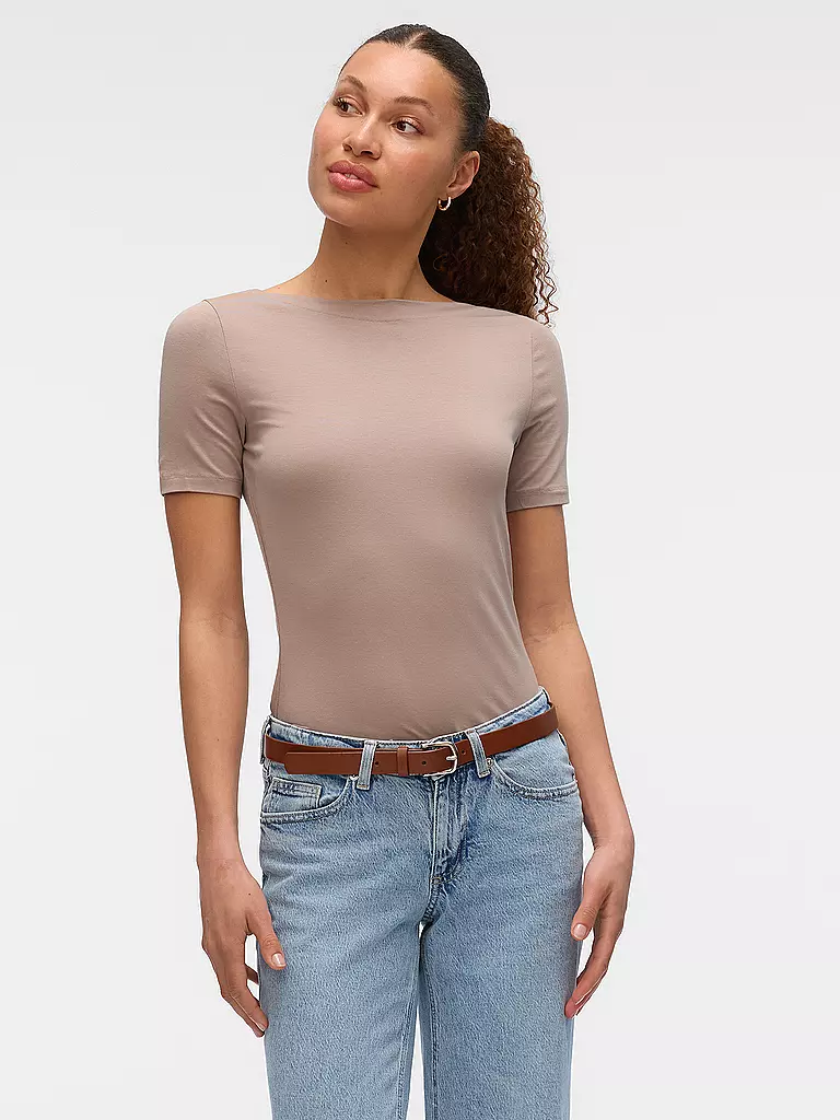 VERO MODA | T-Shirt VMPANDA | hellbraun