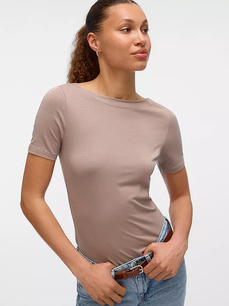 VERO MODA | T-Shirt VMPANDA | hellbraun