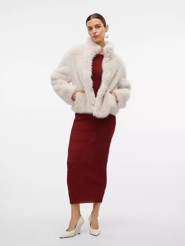 VERO MODA | Veste aspect fourrure VMMONROE | creme