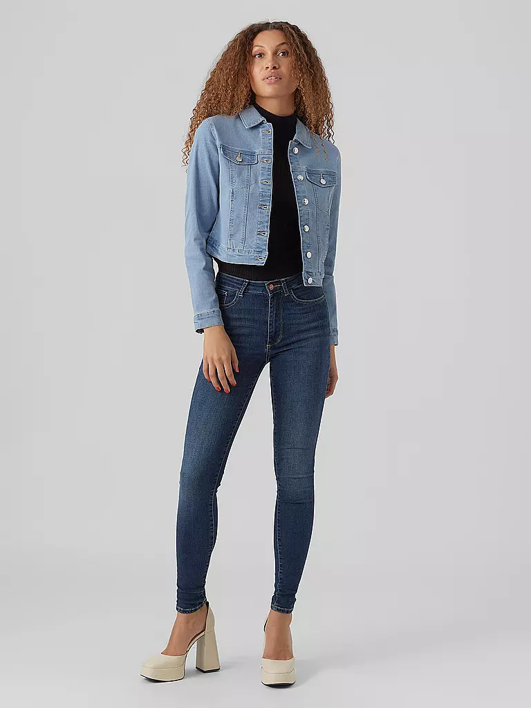 VERO MODA | Veste en jean slim VMLUNA | Bleu clair