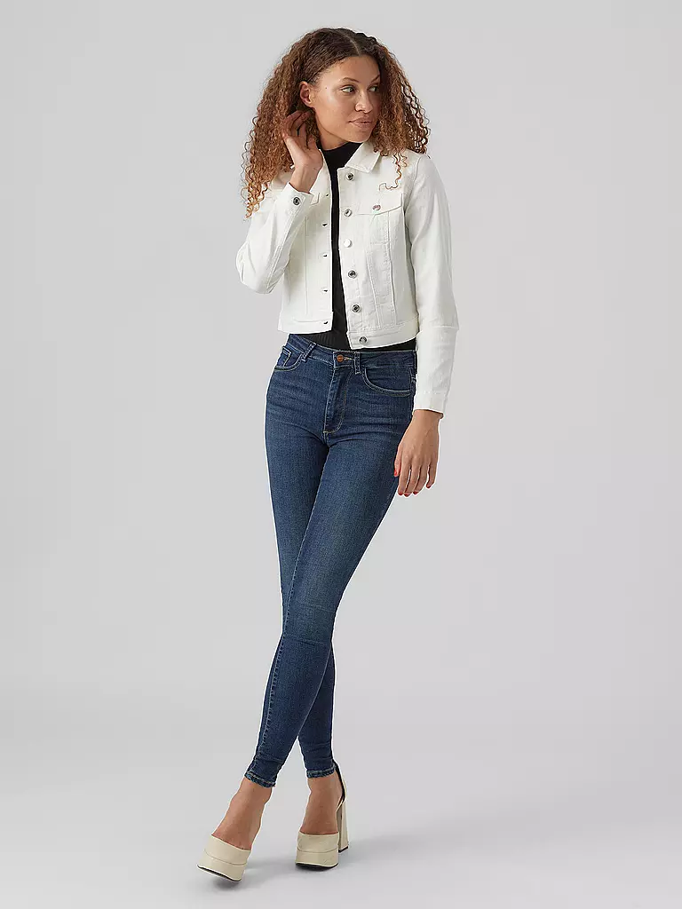 VERO MODA | Veste en jean slim VMLUNA | Blanc