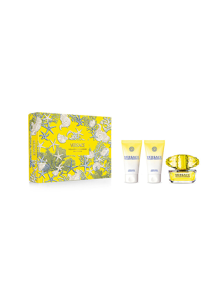 VERSACE Coffret cadeau Yellow Diamond Eau de Toilette Set 3x50ml