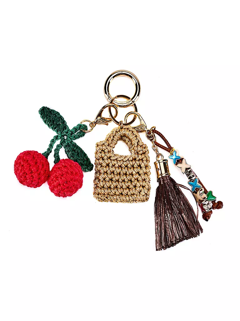 VIAMAILBAG | Porte-clés CROCHETÉ | beige