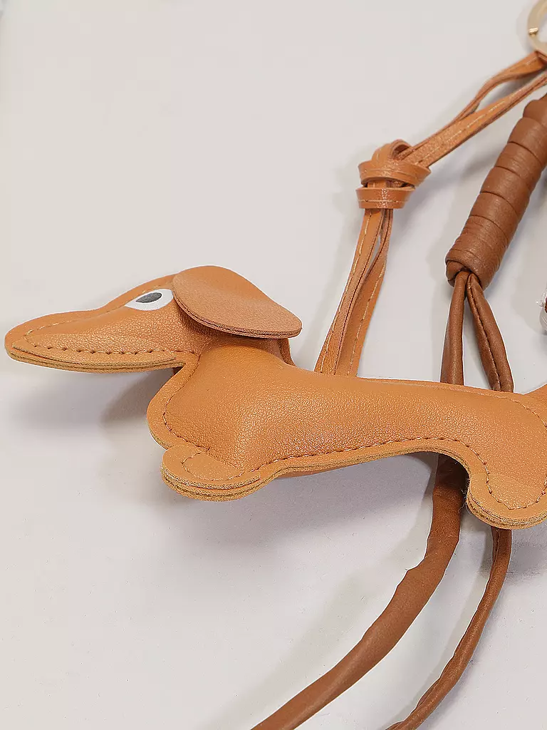 VIAMAILBAG | Schlüsselanhänger DACKEL | camel