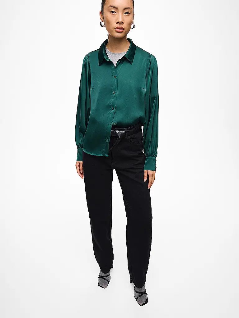 VILA | Blouse VIENNA RAVENNA | Vert foncé