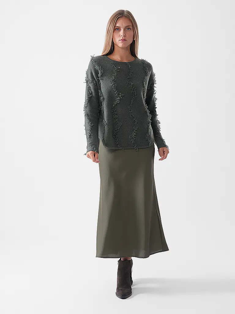 VILA | Midi-jupe VIELLETTE | olive