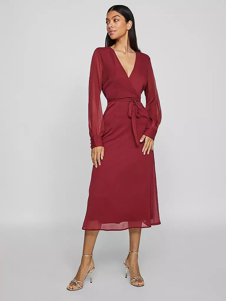 VILA | Robe de cocktail VIFALIA | dunkelrot