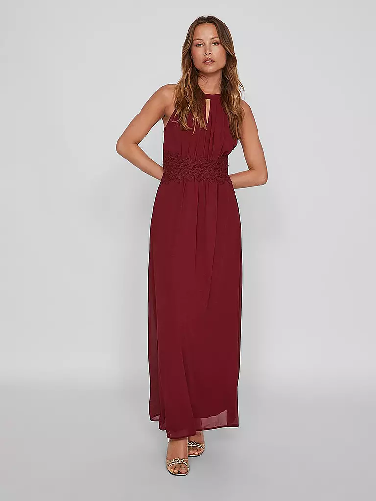 VILA | Robe de soirée VIMILINA | dunkelrot