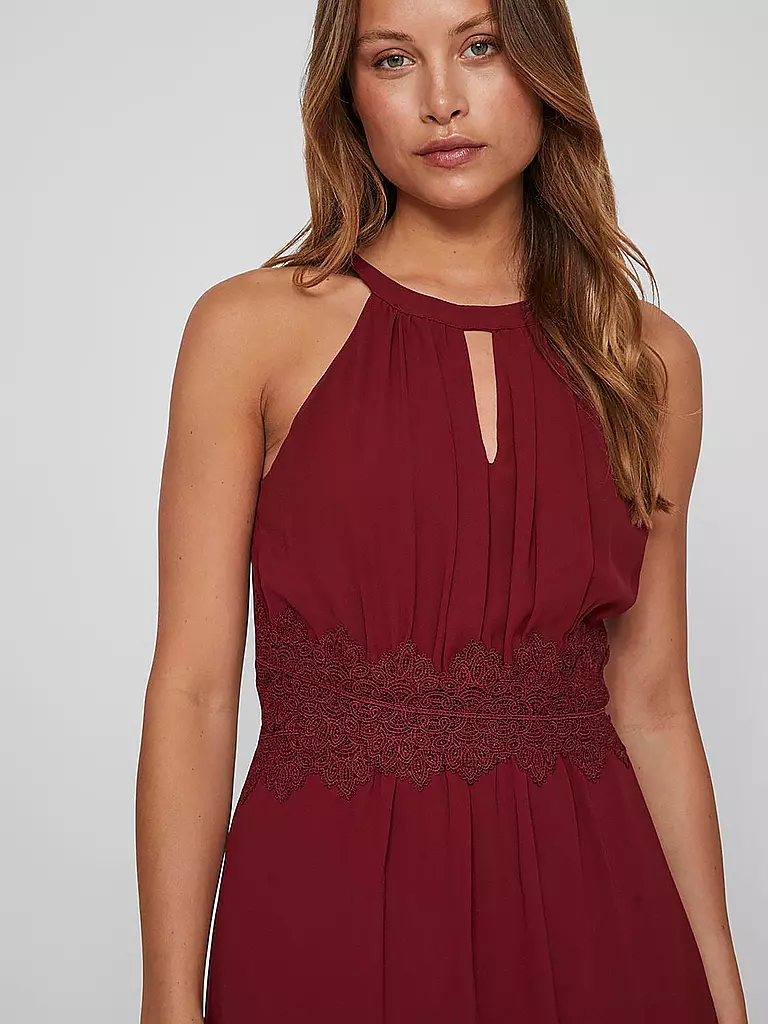 VILA | Robe de soirée VIMILINA | dunkelrot