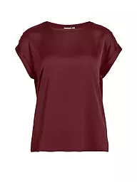 VILA | T-shirt blouse VIELLETTE | Rouge foncé