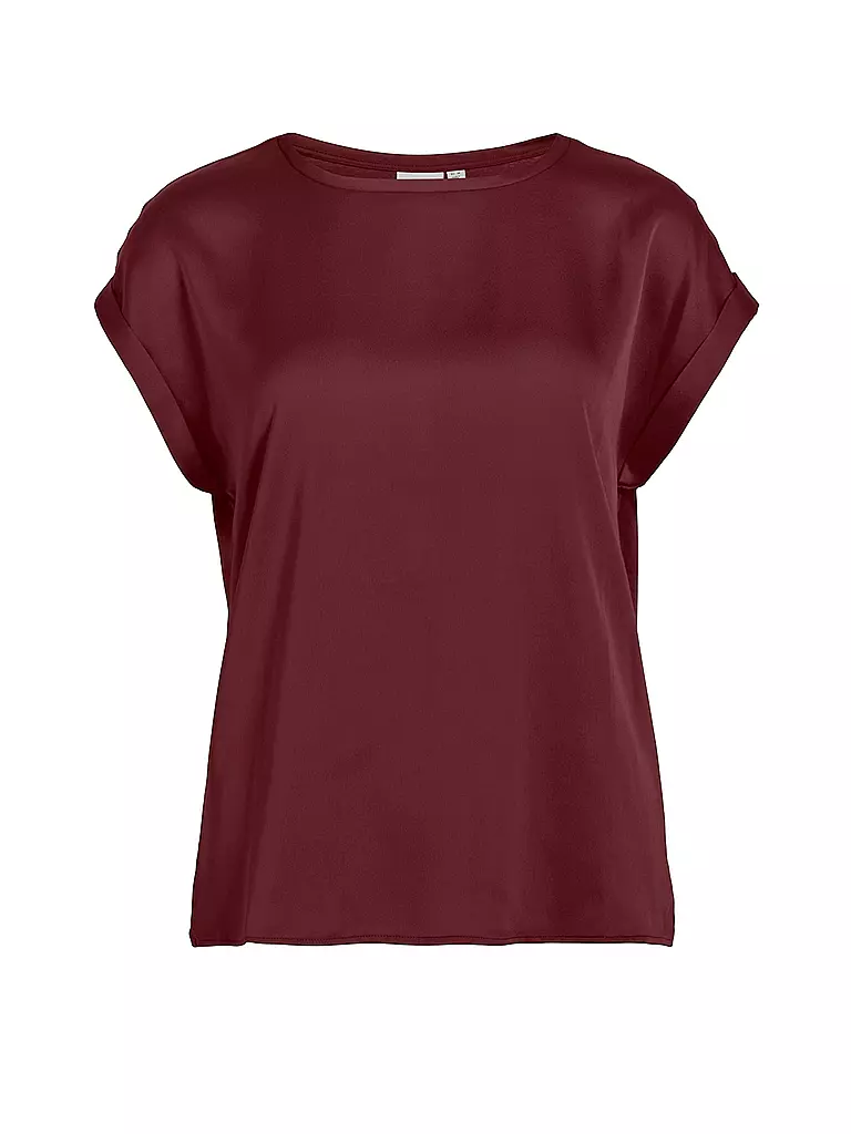 VILA | T-shirt blouse VIELLETTE | Rouge foncé