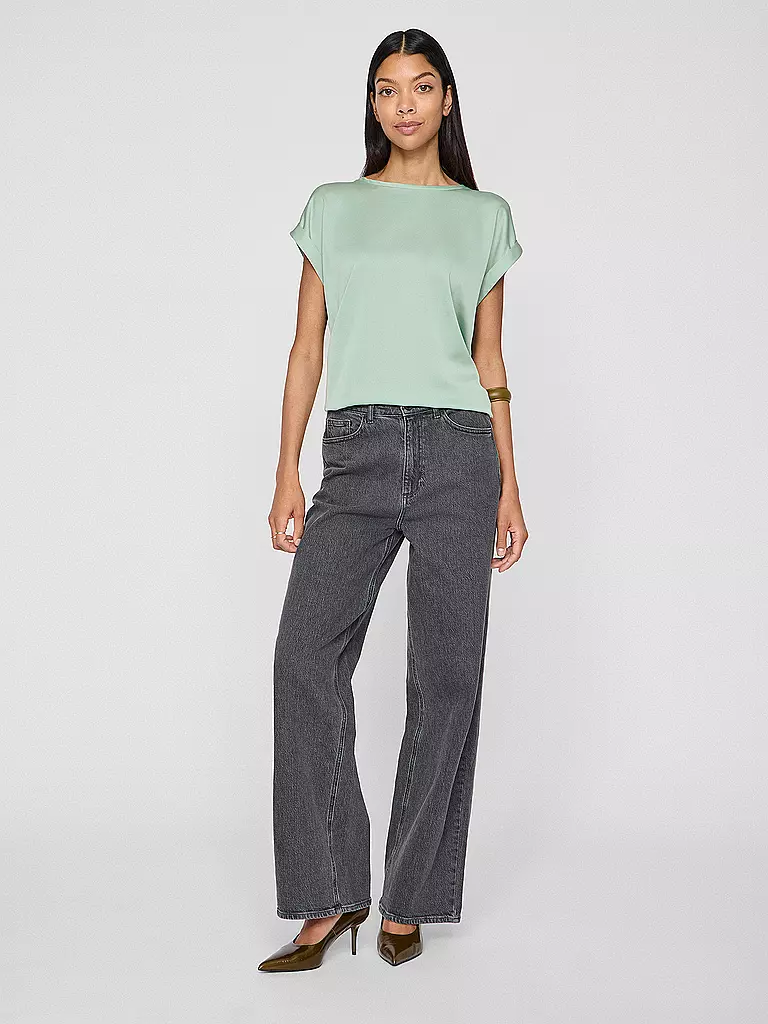 VILA | T-shirt blouse VIELLETTE | Menthe