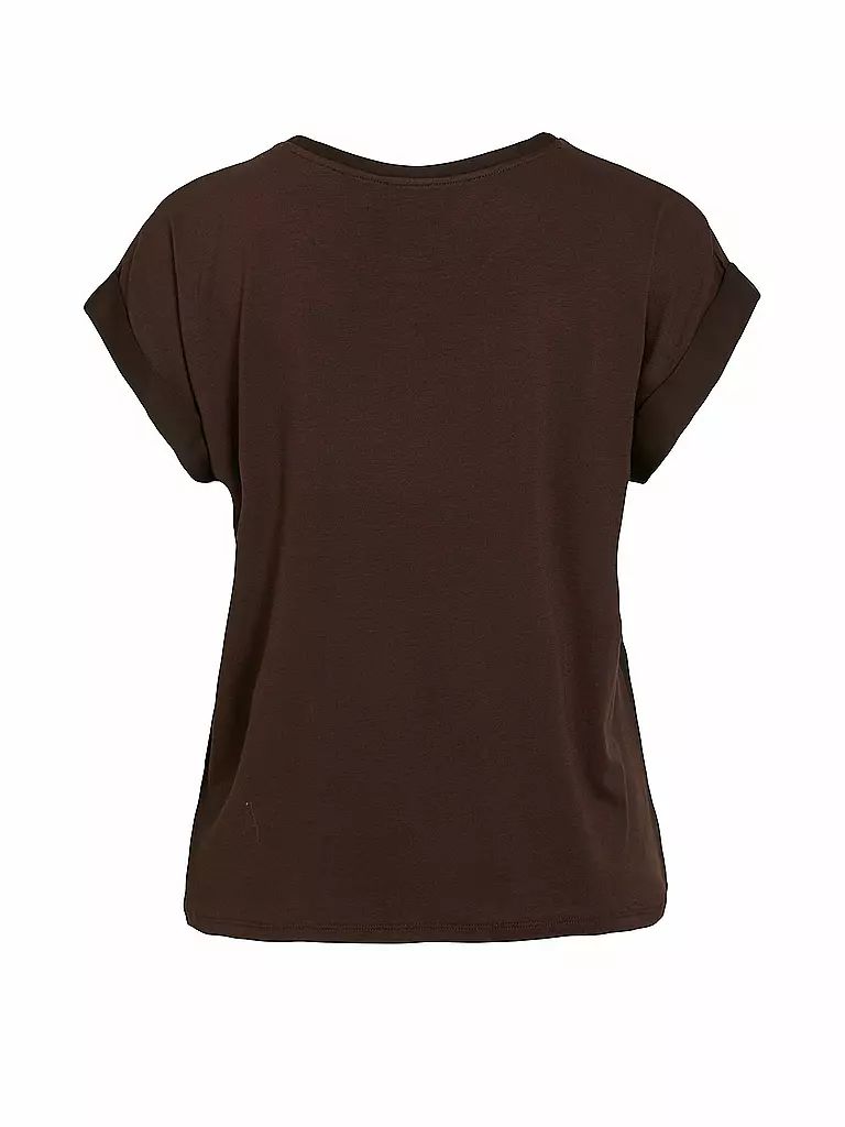 VILA | T-shirt blouse VIELLETTE | Marron