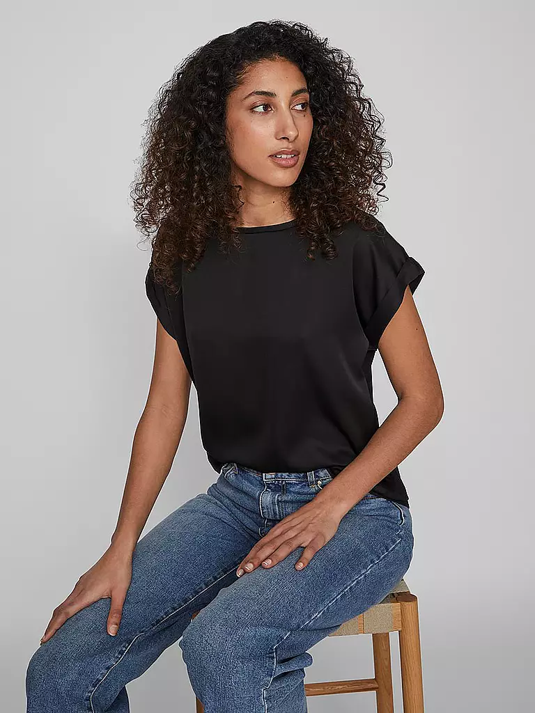 VILA | T-shirt blouse VIELLETTE | Noir