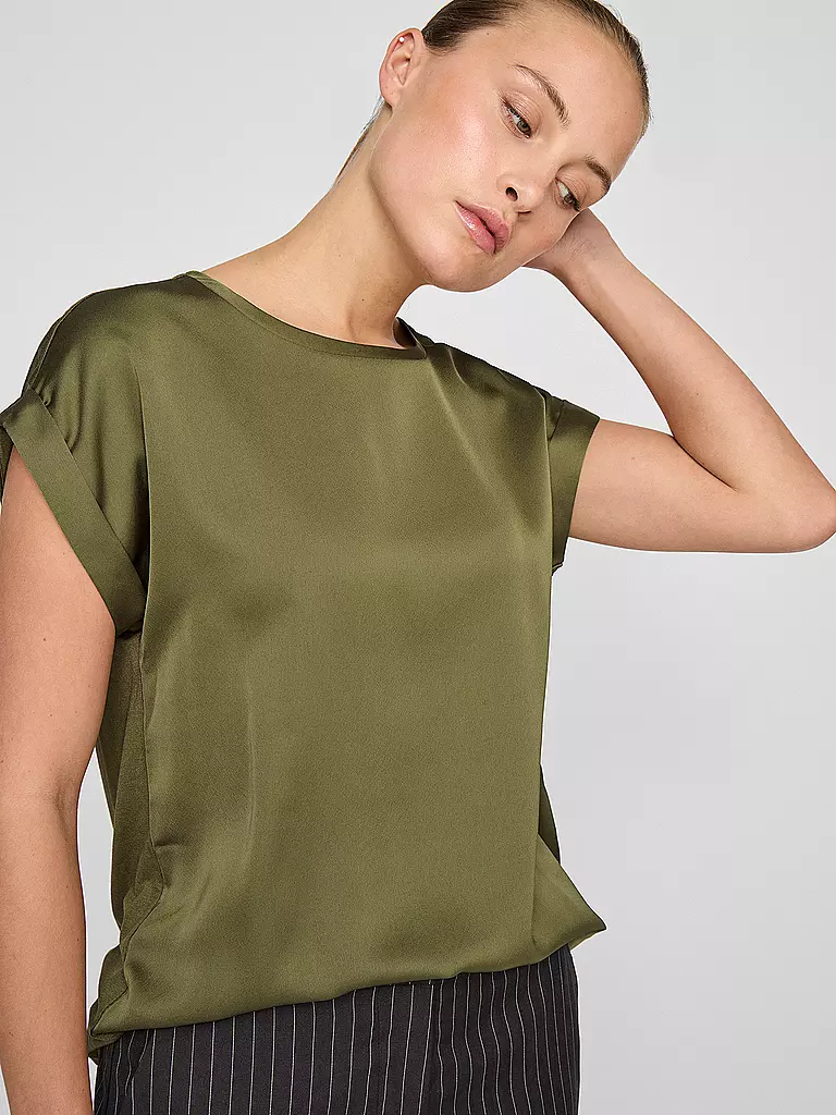 VILA | T-shirt blouse VIELLETTE | Olive