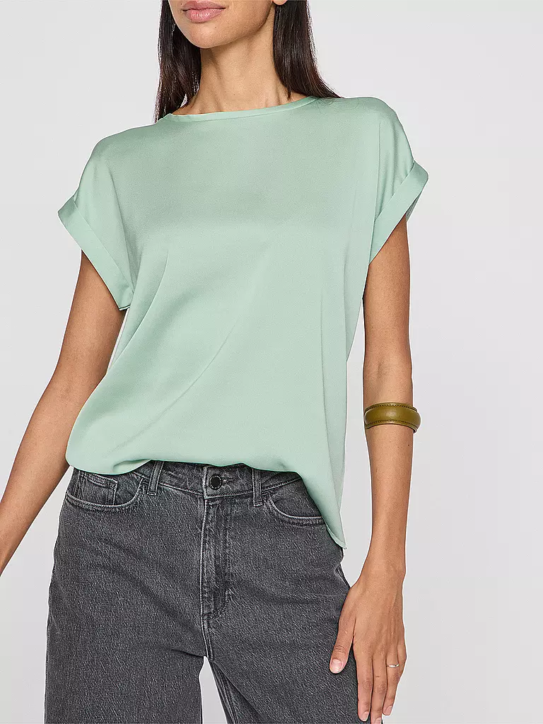 VILA | T-shirt blouse VIELLETTE | Menthe