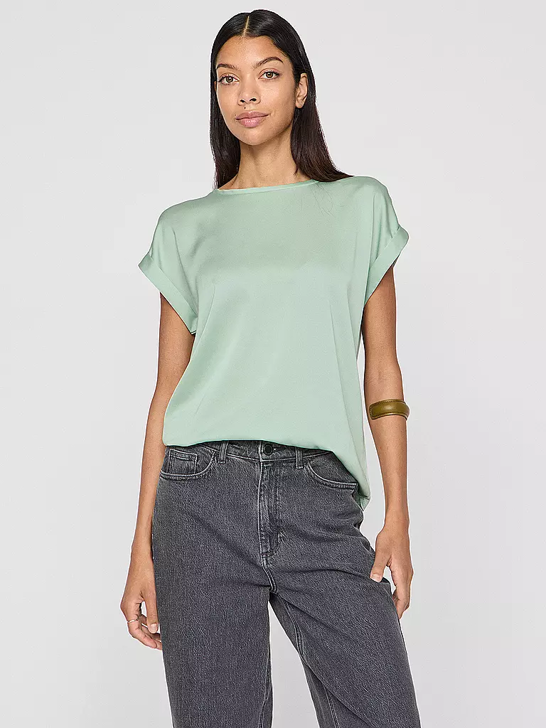 VILA | T-shirt blouse VIELLETTE | Menthe