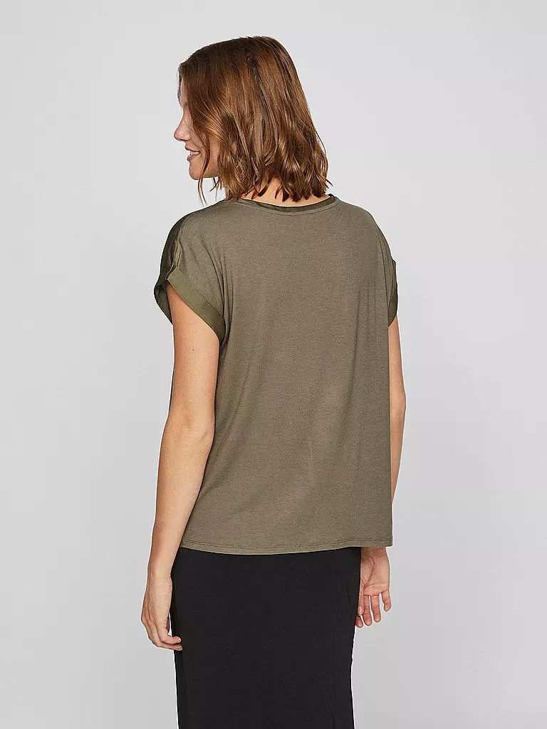 VILA | T-shirt blouse VIELLETTE | Olive
