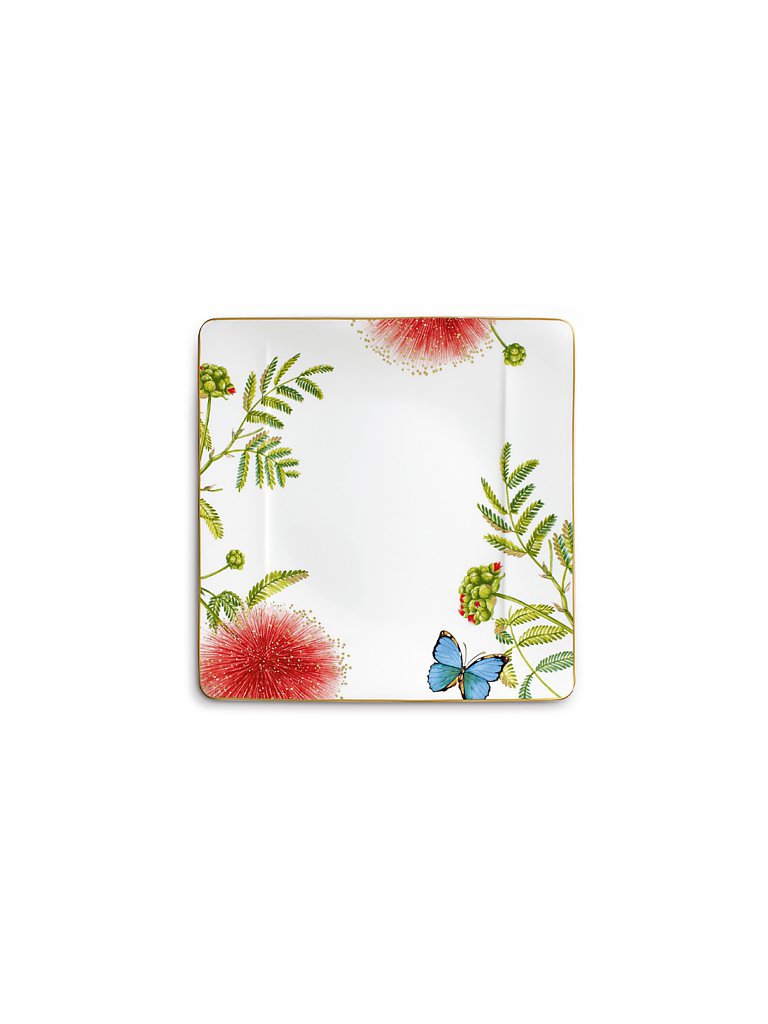 Assiette plate Amazonia 27x27cm multicolore