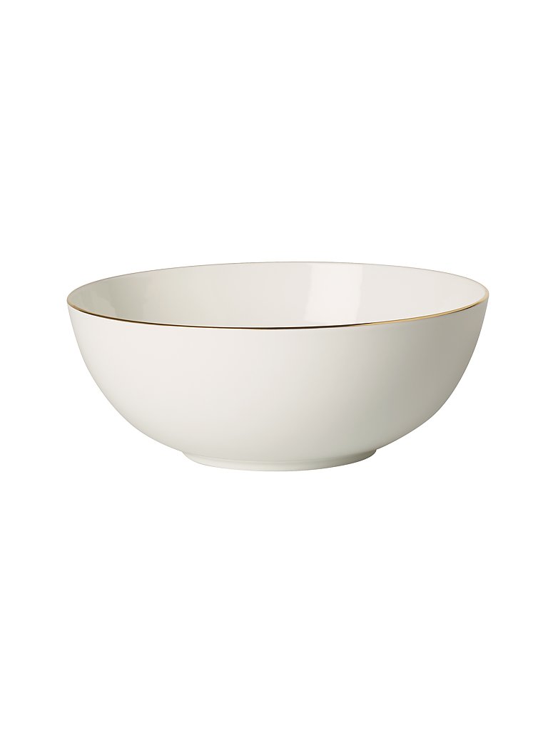 Saladier rond Anmut Gold 23cm blanc