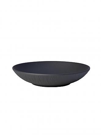 VILLEROY & BOCH | Assiette creuse plate "Manufacture Rock" 24cm (Noir)