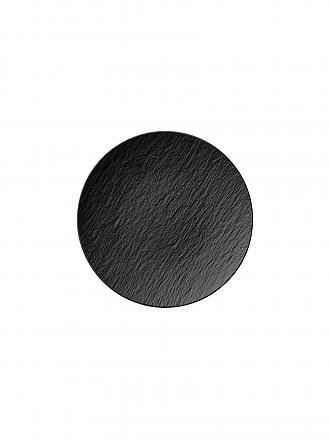 VILLEROY & BOCH | Assiette universelle à bord plat "Manufacture Rock" 25cm (Noir)