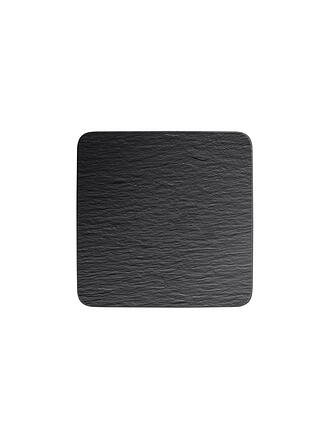 VILLEROY & BOCH | Plat de service carré Gourmet Manufacture Rock 32,5x32,5cm