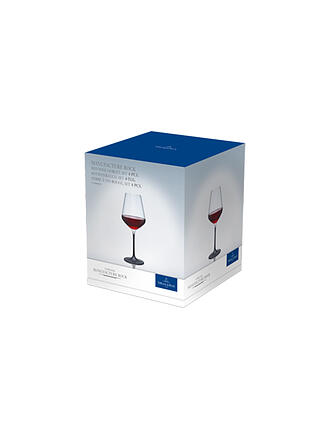 VILLEROY & BOCH | Verre à vin rouge Manufacture Rock, lot de 4, 470 ml