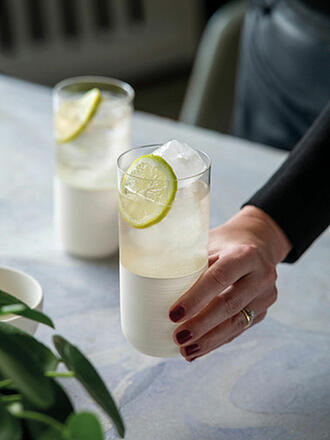 VILLEROY & BOCH | Set de 4 verres à long drink MANUFACTURE ROCK BLANC VERRE