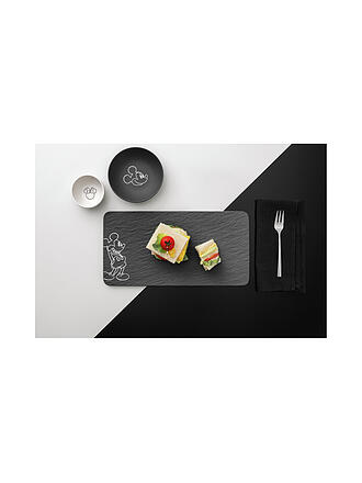VILLEROY & BOCH | Plat de service 35x18cm MANUFACTURE-MICKEY MOUSE Noir