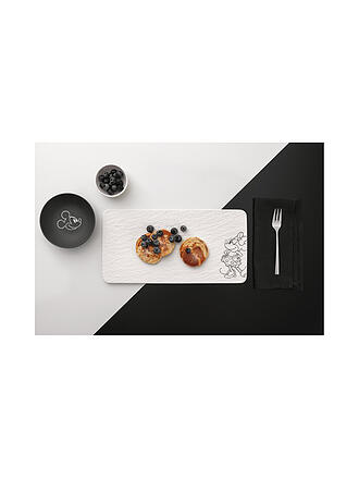 VILLEROY & BOCH | Assiette de service 35x18cm MANUFACTURE-MICKEY MOUSE Blanc