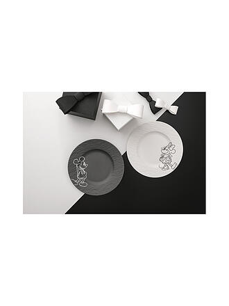 VILLEROY & BOCH | Set de 2 assiettes à dessert/petit-déjeuner 21,7cm MANUFACTURE -MICKEY MOUSE Noir/Blanc