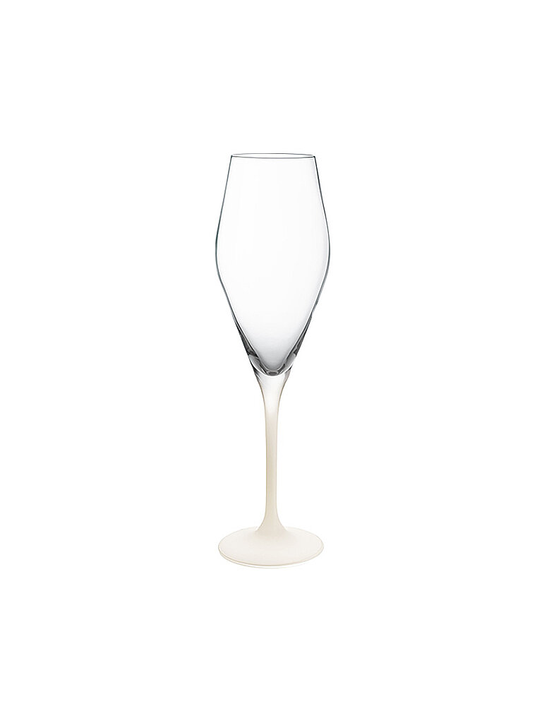 Set de 4 verres à champagne MANUFACTURE ROCK BLANC GLAS blanc