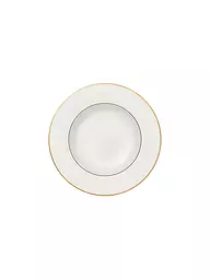 VILLEROY & BOCH SIGNATURE | Assiette à soupe "Anmut Gold" 24 cm | Blanc