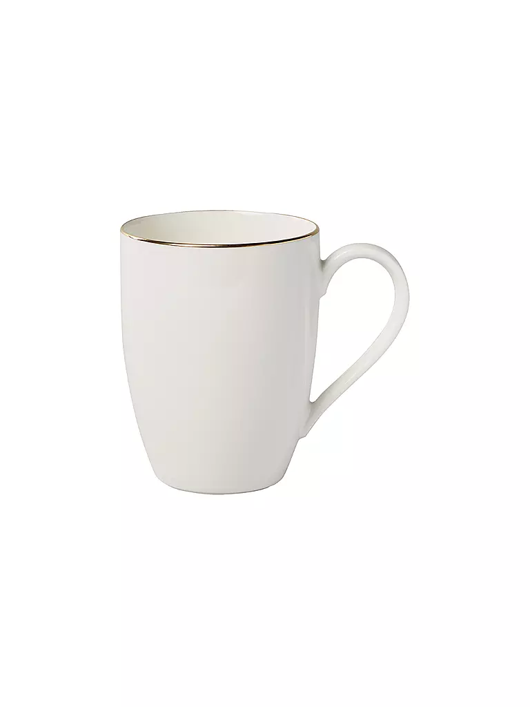 VILLEROY & BOCH SIGNATURE | Henkelbecher "Anmut Gold" 0,35l | Blanc