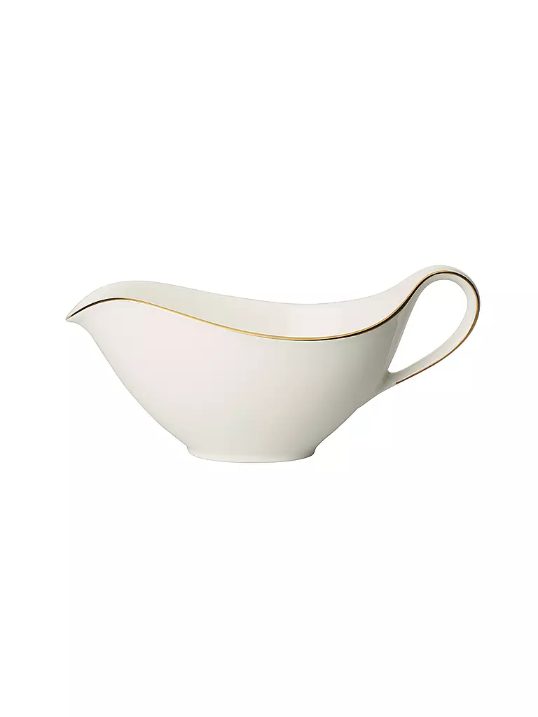 VILLEROY & BOCH SIGNATURE | Saucière-Oberteil "Anmut Gold" 0,44l | weiss