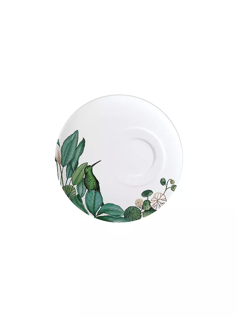 VILLEROY & BOCH SIGNATURE | Soucoupe à café/thé 18,5x18,5cm Avarua Blanc | Multicolore