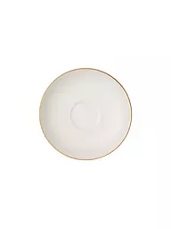 VILLEROY & BOCH SIGNATURE | Soucoupe à moka/espresso "Anmut Gold" 12 cm | Blanc
