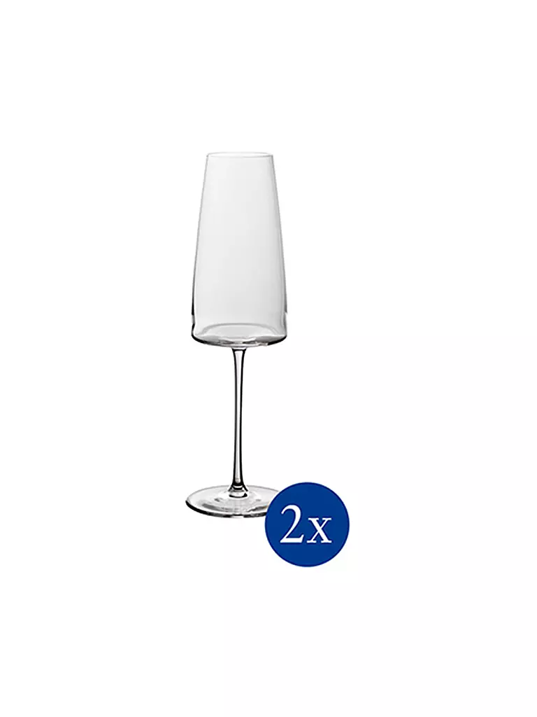 VILLEROY & BOCH SIGNATURE | Verre à champagne 2 pièces METROCHIC 450 ml | Transparent