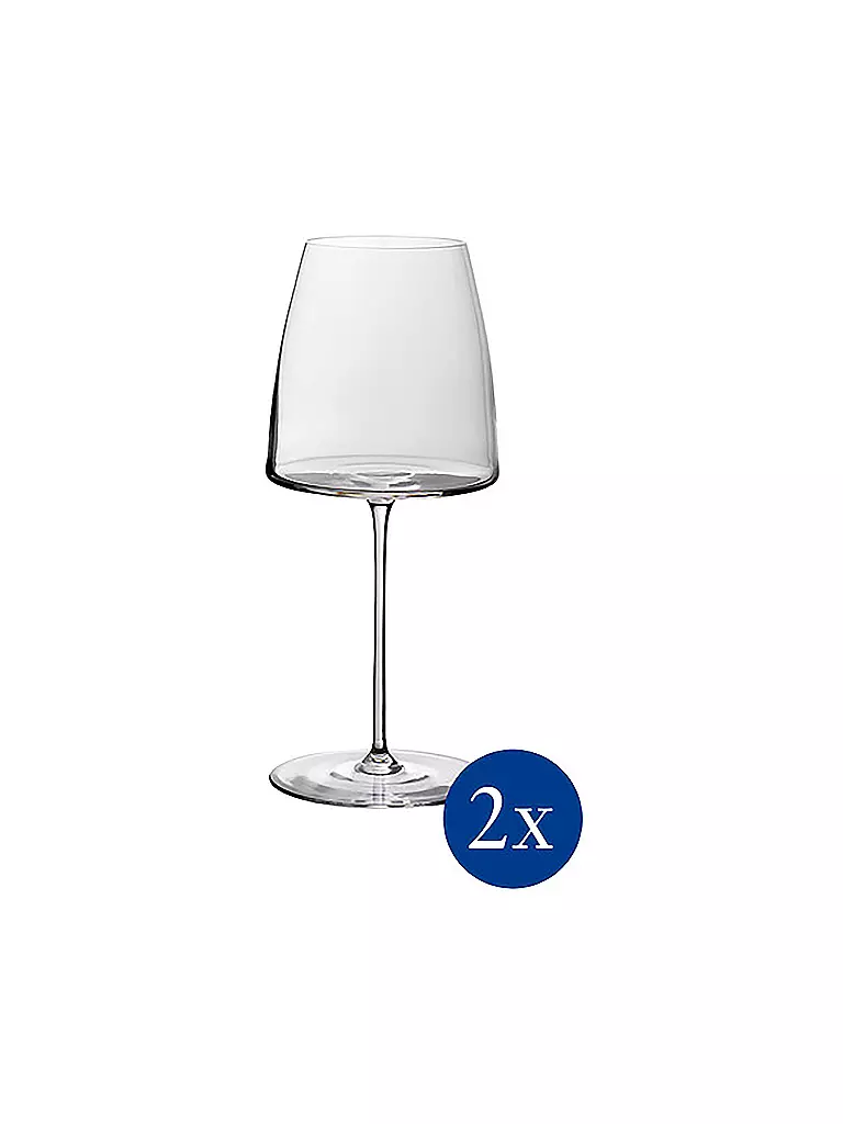 VILLEROY & BOCH SIGNATURE | Verre à vin blanc 2 pièces METROCHIC 590 ml | Transparent