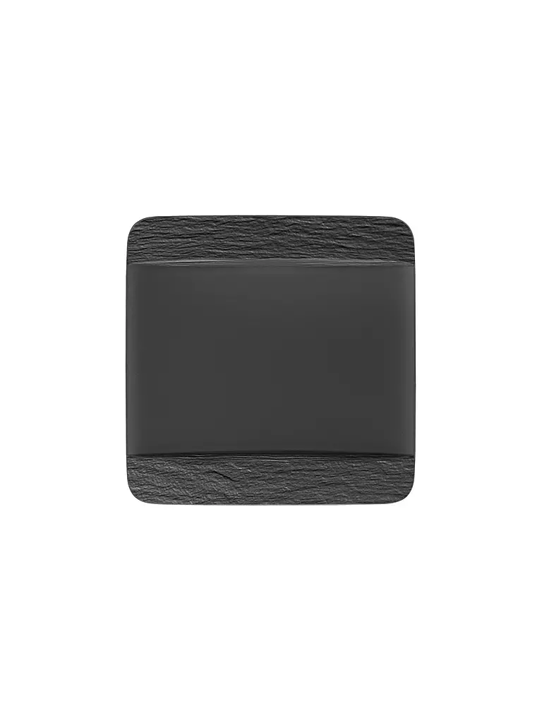 VILLEROY & BOCH | Assiette carrée Manufacture Rock 28x28cm | schwarz