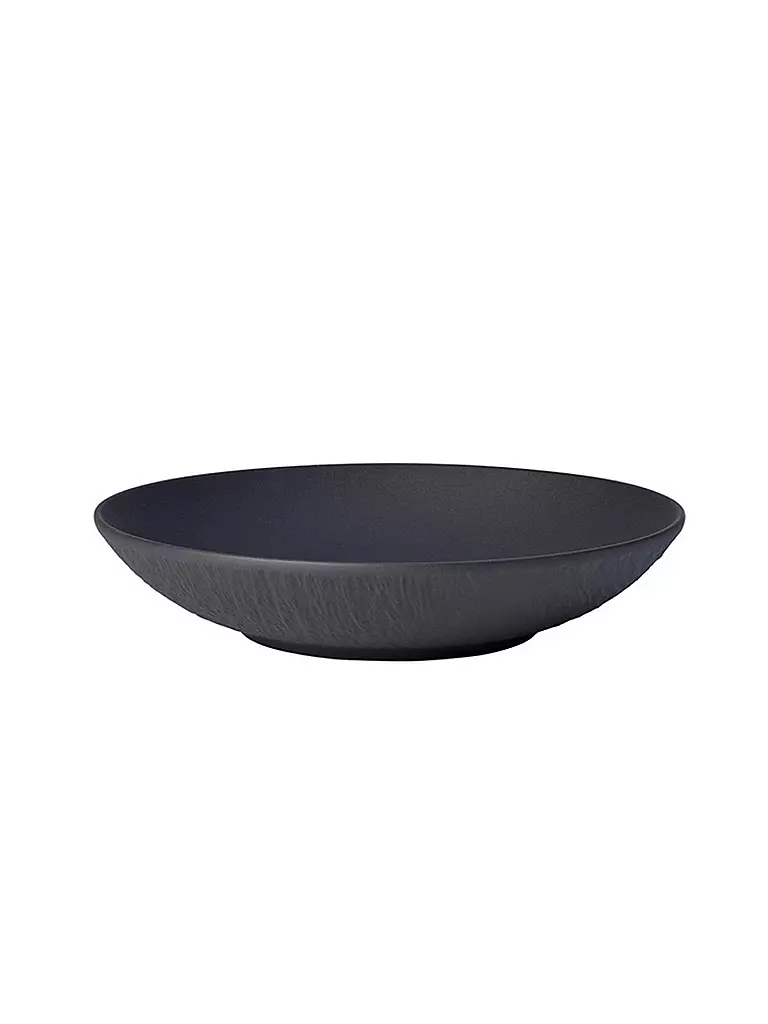 VILLEROY & BOCH | Assiette creuse plate "Manufacture Rock" 24cm (Noir) | Noir