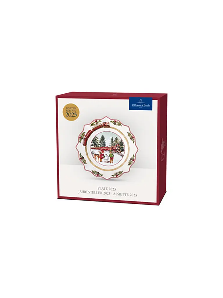 VILLEROY & BOCH | Assiette de l'année 2025 24cm Toy's Delight | Multicolore